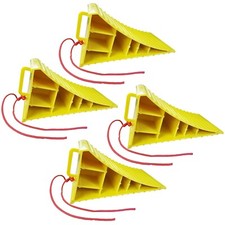 4 x LARGE WHEEL CHOCKS with