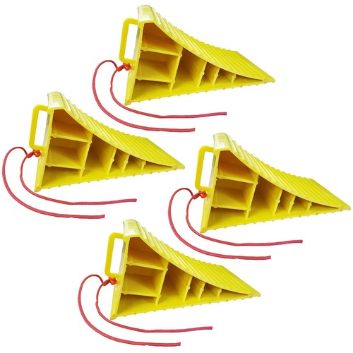 Large wheel chocks with - chocks,