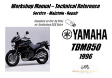 Yamaha TDM850 TDM 850 Service