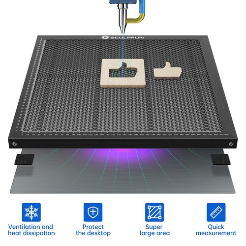 Sculpfun 400x400mm laser - sculpfun,