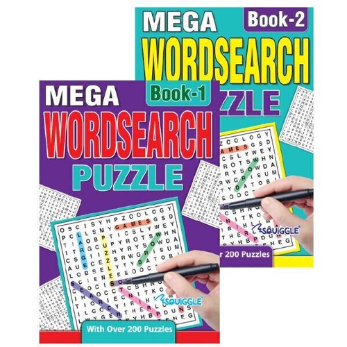 Mega wordsearch puzzle book - mega,