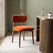 Orange velvet mango - velvet, wood