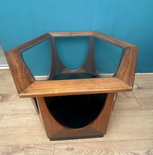 Rare GPlan teak & glass retro