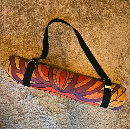 Yoloha cork yoga mat - yoga,