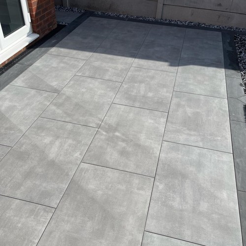 Smoke grey vitrified - grey, outdoor