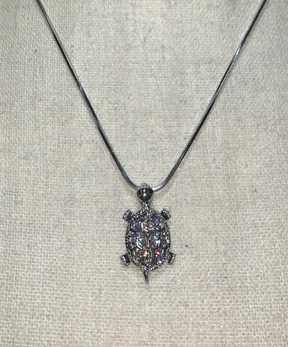 Turtle inch chain crystals - turtle,