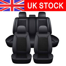 Deluxe Black Leather Full Set Car Seat Covers For BMW 3 Series E46 E90 E91 E92