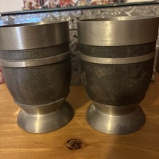 2 Goblets  Grey Possibly