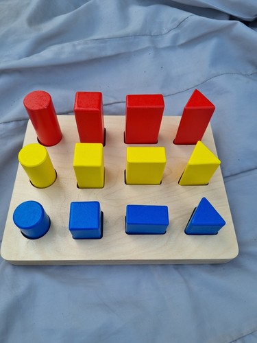 Montessori shape grading