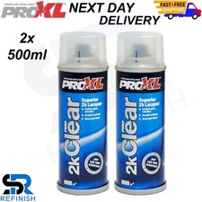 2x PRO XL CLEAR 2K LACQUER