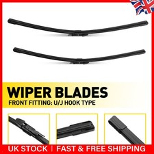 For BMW 5 6 E60 61 E63 E64 2003-2010 Front Flat Windscreen Wiper Blades 24"/23"