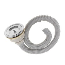 Salon Shampoo Bowl Backwash Sink Hair Strainer Deep Waste Basket + Pipe Hose