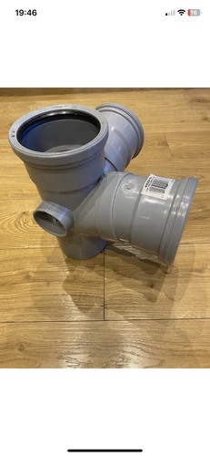 Osma soil pipe double - pipe, corner