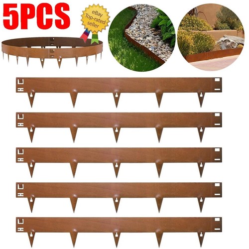 Corten steel lawn - lawn, set