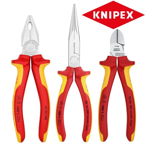 Knipex 3pc electricians vde - knipex,