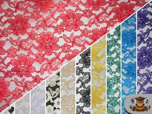 Lace floral rachelle - lace, fabrics