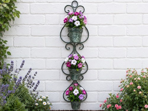 Garden wall planter with - planter,