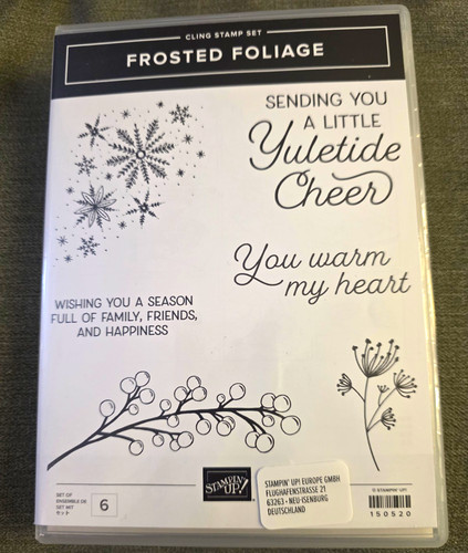 Stampin frosted foliage - stampin', up!