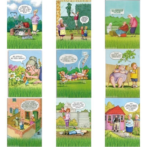 Funny gardening garden card - gardening,