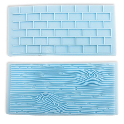 Brick wall wood grain - &,