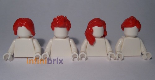 Lego red male - 4x,