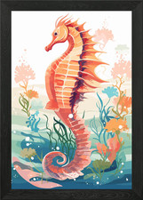 Risograph Animal Framed Wall