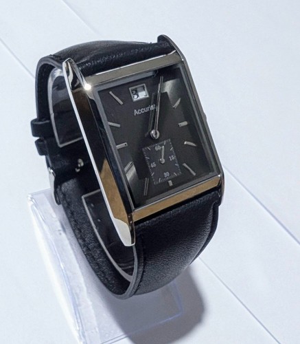 Accurist rectangle gents watch - accurist,