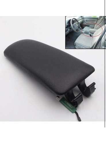 Black console center armrest - black,