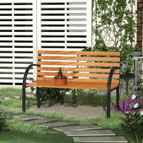 Wooden garden bench park chair - wooden,