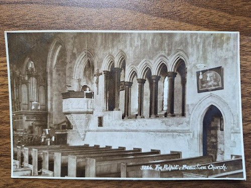 The pulpit beaulieu church - the,