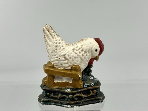 Vintage cast iron - cast, chicken
