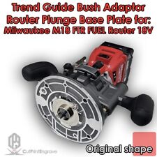 Milwaukee M18 FTR FUEL Router Trend Dewalt Guide Bush Adaptor Base Plate 147mm