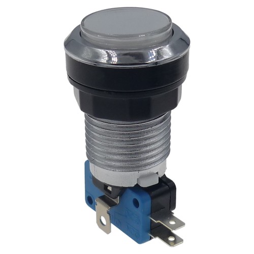 White 28mm chrome - 5v, led