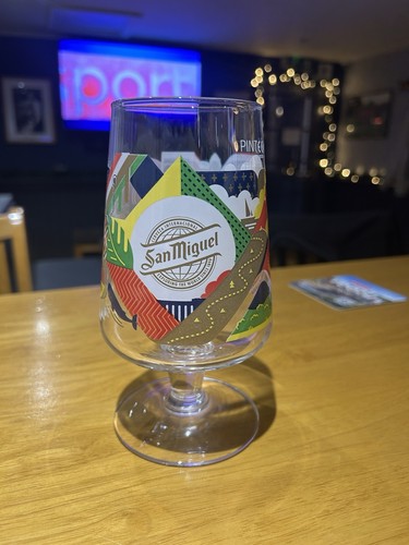 San miguel pint glass - pint,