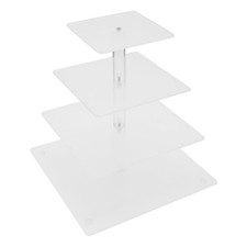 4 Tier Cupcake Stand Acrylic