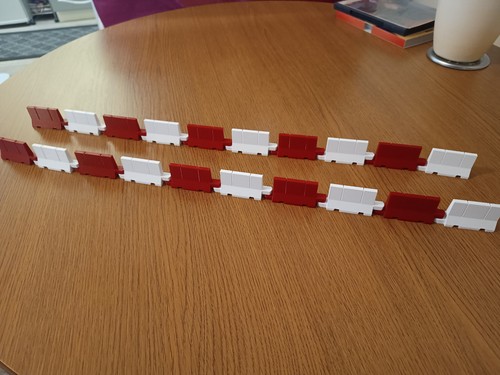 Crash barriers interlinked - crash,