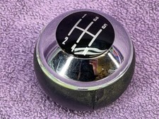 Mini R50 R52 Gear Knob Manual Leather 5 Speed Chrome Stick Shift One Cooper BMW