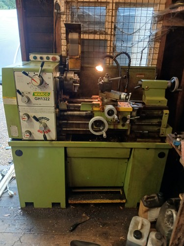 Warco gh1322 gap - bed, gear