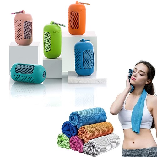 Instant cooling towel ice - towel,