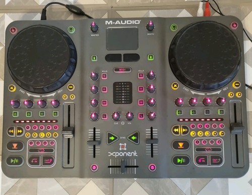 Audio xponent mixer with - dj,