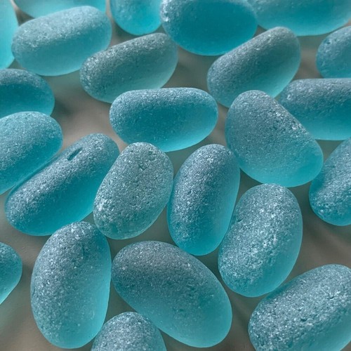 Frosted glass turquoise - 10,