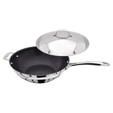 Stellar Wok with Lid – 7000 Profile range, 30cm, Non-Stick, Stainless Steel