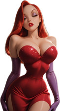 Jessica Rabbit bedroom