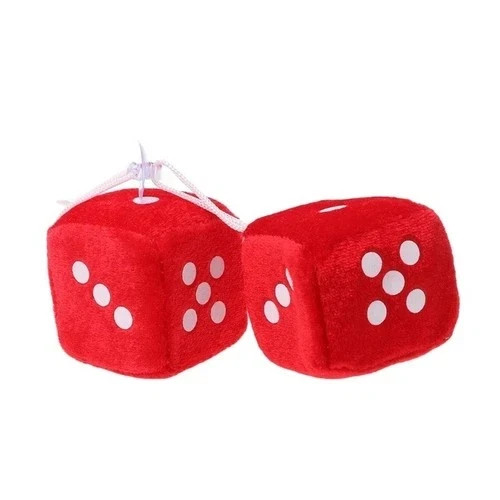 Car colorful soft spotty furry - colorful,