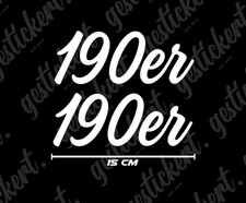 2x 15 cm 190 series sticker