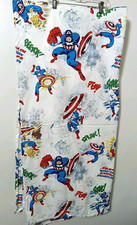 Marvel Avengers Full Size Flat Sheet Superhero Comic Fabric Potty Barn