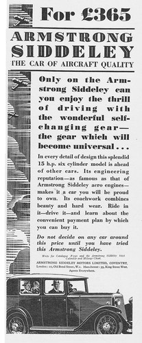 Armstrong siddeley motor - siddeley,