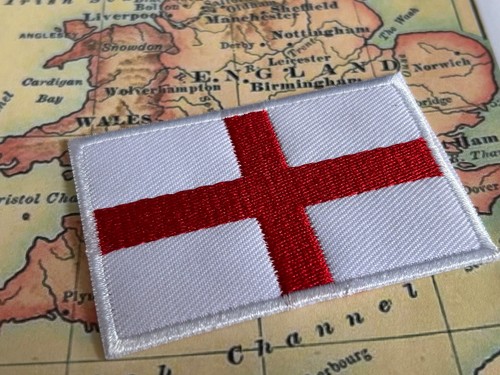 England flag embroidered - england, iron