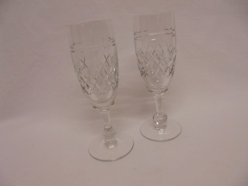 Vintage pair crystal - pair, of