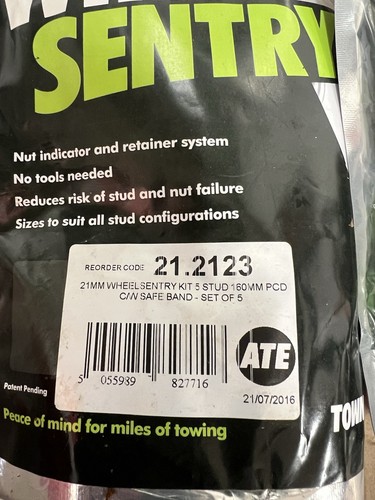 Towmate wheel sentry 21mm - towmate,